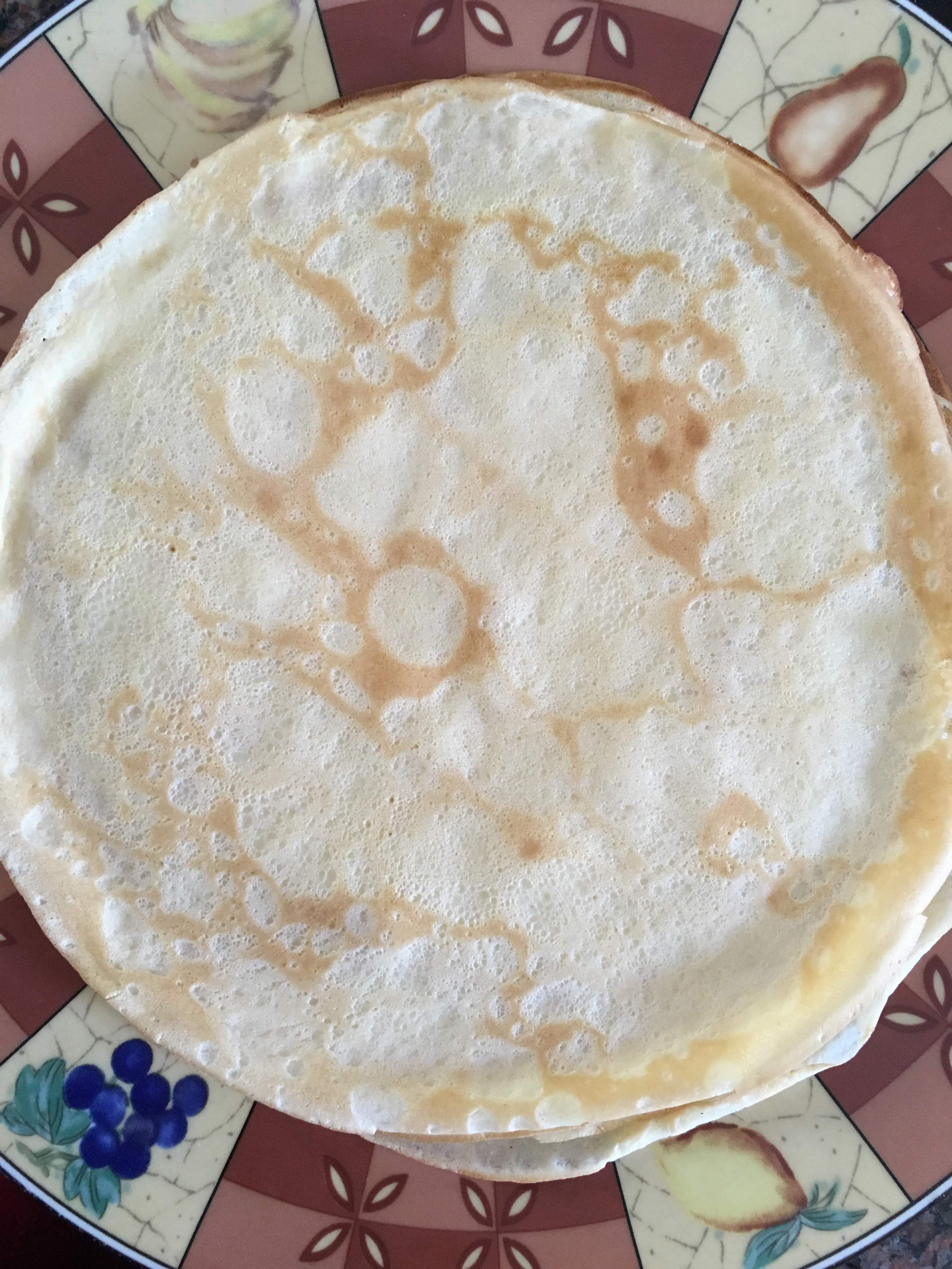 Dairy Free Coconut Milk Crepes - Forkful of Plants
